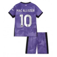 Koszulka piłkarska Liverpool Alexis Mac Allister #10 Strój Trzeci dla dzieci 2023-24 tanio Krótki Rękaw (+ Krótkie spodenki)
